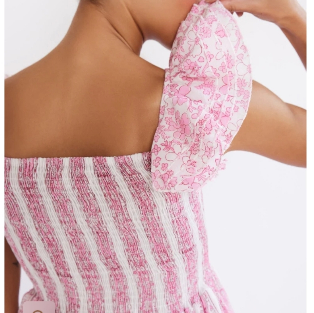 Mille Olympia Dress In Jaipur Stripe M - Picture 5 of 16
